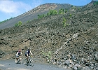 Mountainbiker am Vulkan Duraznero : Fahrradfahrer